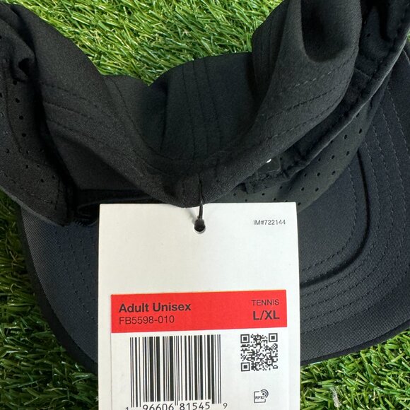 Nike Dri-FIT ADV Club Unstructured Tennis Hat/Cap L/XL Black FB5598-010 NEW - Picture 6 of 8